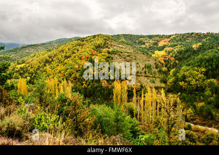 Herbst in den Pyrenäen Stockfoto