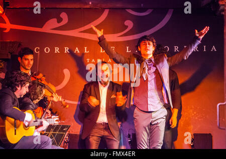 Corral De La Moreria, Tablao Flamenco, Calle Moreria 17. Madrid. Spanien Stockfoto