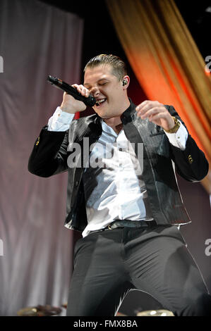 Sheffield, UK. 12. März 2016. John Newman Live in Concert-Credit: Robin Burns/Alamy Live-Nachrichten Stockfoto