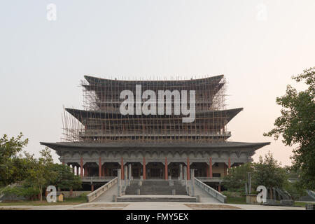 Foto von der koreanischen buddhistischen Tempel in Lumbini, Nepal. Stockfoto