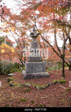 Herbstlaub im Eikando Tempel in Kyoto, Japan Stockfoto