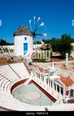 Griechenland, Kykladen, Paros, Aliki, Skorpios Kykladen Benetos Folklore Museum (Museum), Theater von Milos Stockfoto