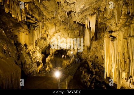 Griechenland, Kykladen, Antiparos, Tropfsteinhöhle Agios Ioannis Stockfoto