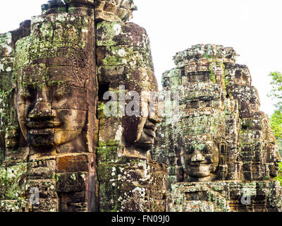 Bayon Tempel in Siem Reap, Kambodscha Stockfoto