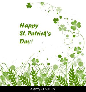 St. Patricks Day Hintergrund. Stock Vektor