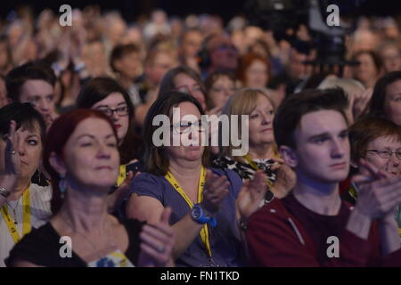 Glasgow, Schottland, GBR - 13 März: der letzte Tag der Scottish National Party (SNP) Spring Conference fand Sonntag, 13. März 2016 in Glasgow, Schottland. Stockfoto