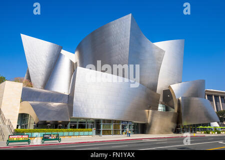 Der Walt Disney Concert Hall in Los Angeles, Kalifornien. Stockfoto