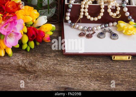 Schmuck box Stockfoto