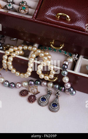 Schmuck box Stockfoto