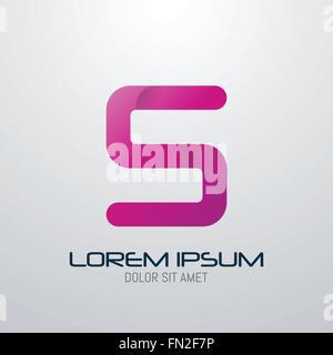 Buchstabe S logo Icon Design template Elemente Stock Vektor
