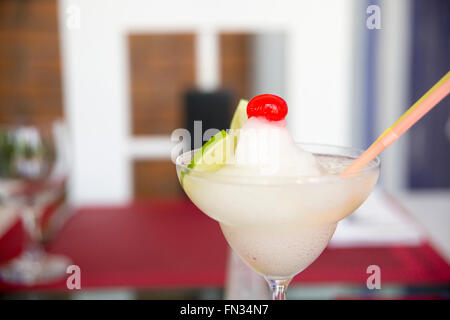 Nahaufnahme von einem Daiquiri Stockfoto