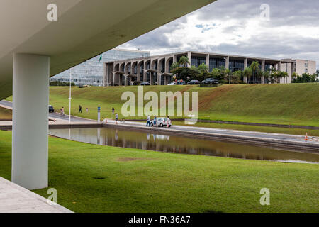 Justizpalast in Brasilia Hauptstadt von Brasilien Stockfoto