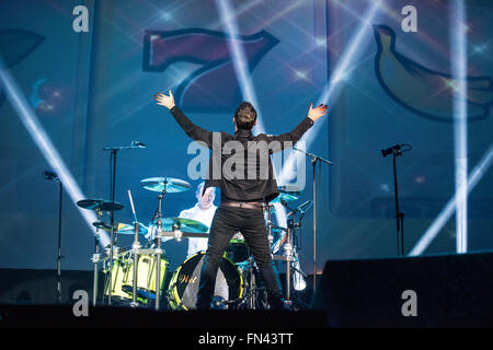 Wet Wet Wet - die große Bild-Tour - die Metro Arena, Newcastle Upon Tyne auf Freitag, 11. März 2016 Stockfoto