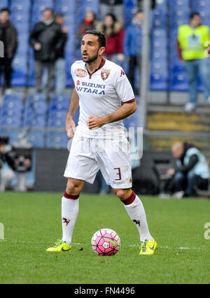 Genua, Italien. 13. März 2016. Cristian Molinaro in Aktion während der Serie A Fußballspiel zwischen Genoa CFC und Torino FC. Genoa CFC gewinnt 3: 2 gegen den FC Turin. © Nicolò Campo/Pacific Press/Alamy Live-Nachrichten Stockfoto