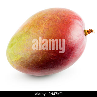 Mango auf dem weißen Hintergrund isoliert. Stockfoto