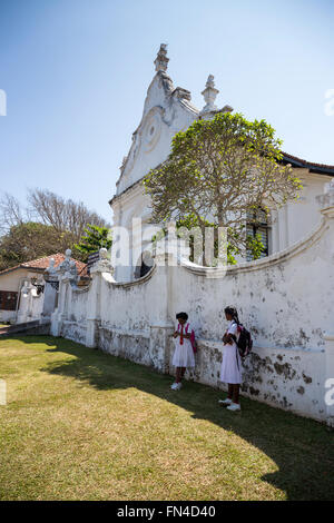 Niederländisch-Reformierte Kirche in Fort Galle, Sri Lanka, Asien Stockfoto