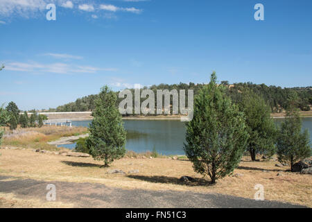 Quipolly Dam Wasser der kleinen Stadt Werris Creek Nsw Australia Stockfoto