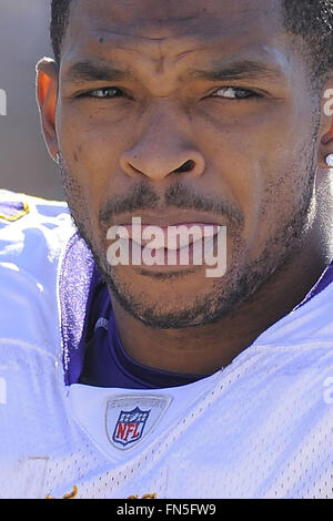 23. November 2008 - Jacksonville, Fla, USA - Minnesota Vikings Cornerback Marcus McCauley (21) während der Wikinger-Spiel gegen die Jacksonville Jaguars in Jacksonville Municipal Stadium am 23. November 2008 in Jacksonville, Florida                       ZUMA Press/Scott A. Miller (Kredit-Bild: © Scott A. Miller über ZUMA Draht) Stockfoto