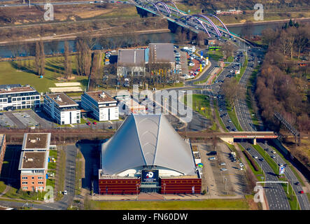 Luftaufnahme, Metronom Theater am Centro Oberhausen, Oberhausen, Stage company, Ruhrgebiet, Nord Rhein Westfalen, Deutschland Stockfoto