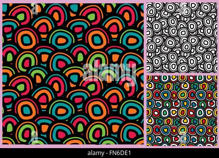 nahtlose Kreismuster Stock Vektor