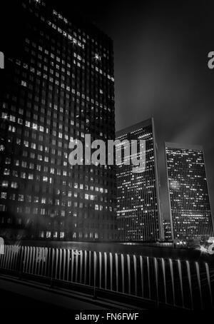 Fußgängerbrücke, Century City, CA Stockfoto