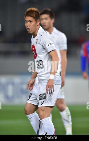 Tokio, Japan. 11. März 2016. Masahiko Inoha (Vissel) Fußball: 2016 J1 Liga 1. Etappe Match zwischen F.C.Tokyo 1-0 Vissel Kobe Ajinomoto-Stadion in Tokio, Japan. © AFLO/Alamy Live-Nachrichten Stockfoto