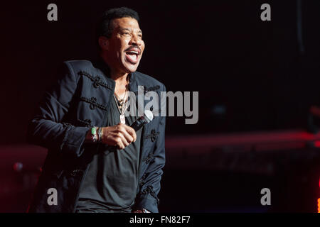 Lionel Richie erklingt in Henley Festival, UK, 9. Juli 2015 Stockfoto