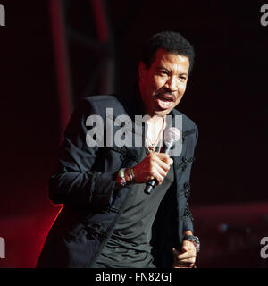 Lionel Richie erklingt in Henley Festival, UK, 9. Juli 2015 Stockfoto