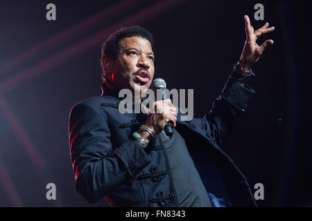 Lionel Richie erklingt in Henley Festival, UK, 9. Juli 2015 Stockfoto