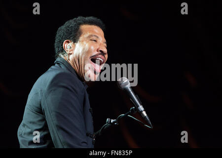 Lionel Richie erklingt in Henley Festival, UK, 9. Juli 2015 Stockfoto