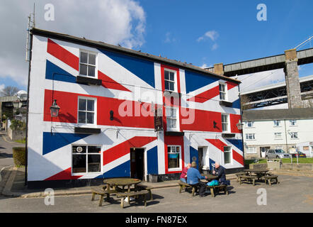 Die Union Inn in Saltash, Cornwall England UK. Stockfoto