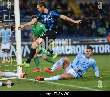 Rom, Italien. 13. März 2016. Mauricio während der italienischen Serie A-Fußballspiel zwischen S.S. Lazio und A.C. Atalanta im Olympiastadion in Rom am 13. März 2016. Bildnachweis: Sylvia Loking/Alamy Live-Nachrichten Stockfoto