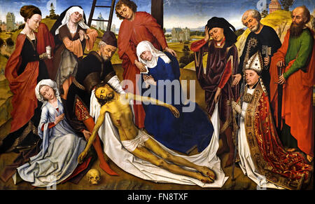 Die Klage des Christus 1460-1464 holländischen Niederlanden Rogier van der Weyden 1399 1464 niederländischen belgischen belgischen Flandern Stockfoto