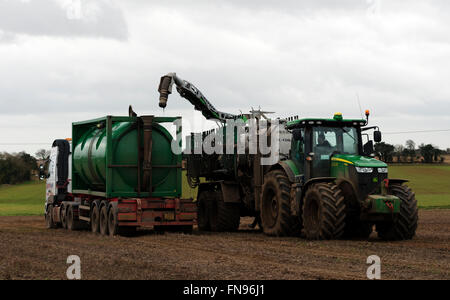 Vogelsang Gülle sprayer Stockfoto