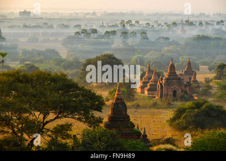 Antike Tempel in Bagan, Mandalay, Myanmar Stockfoto