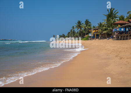 Strand von Hikkaduwa, Sri Lanka Stockfoto
