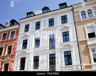 Fassade des Jugendstil-Gebäude Stockfoto