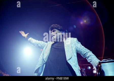 Little Richard Auftritt beim SXSW Festival Austin Music Hall, Donnerstag, 18. März 2004, Austin, Texas, Vereinigte Staaten von Amerika Stockfoto