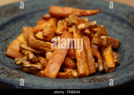Süßkartoffel-chips Stockfoto