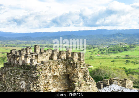 Tonina archäologischen Stätten und Landschaften von Chiapas, Mexiko Stockfoto