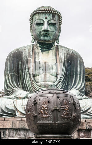 Amida Buddha Kotoku-im buddhistischen Tempel, Kamakura, Präfektur Kanagawa, Japan Stockfoto