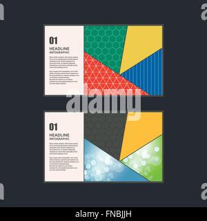 Vektor-geometrische dreieckigen Design-Stil Stock Vektor