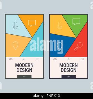 Vektor-geometrische dreieckigen Design-Stil Stock Vektor