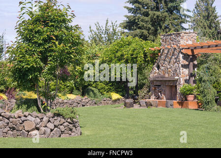 Gartenkamin Stockfoto, Bild: 54497015 - Alamy
