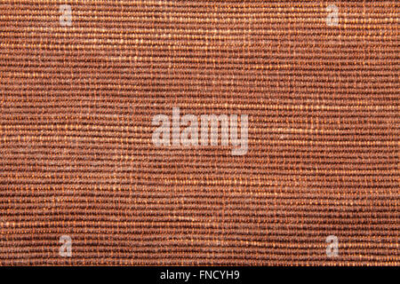 Brauner Stoff Textur Makro Stockfoto