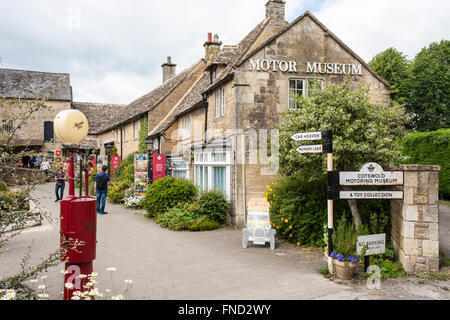 Cotswold Autofahren Museum, Bourton-on-the-Water, Gloucestershire, England, GB, UK Stockfoto