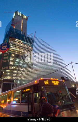 World Trade Center Verkehrsknotenpunkt in New York City Stockfoto