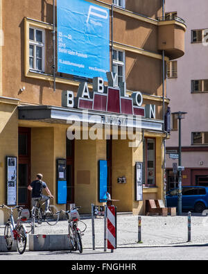 Berlin, Mitte. Kino Babylon Kino im Altbau Stockfoto