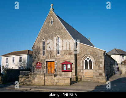 St. Johannes Baptistenkirche in Camborne, Cornwall, England. Stockfoto