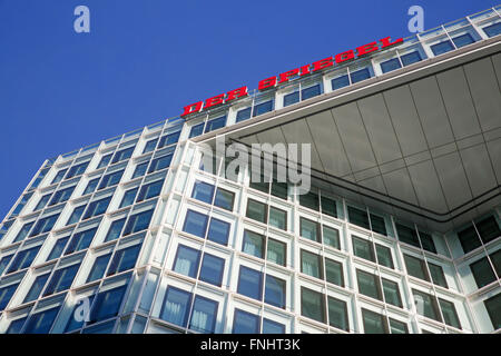 Spiegel-Gebäudes, Ericusspitze, Hafencity, Hamburg, Deutschland Stockfoto